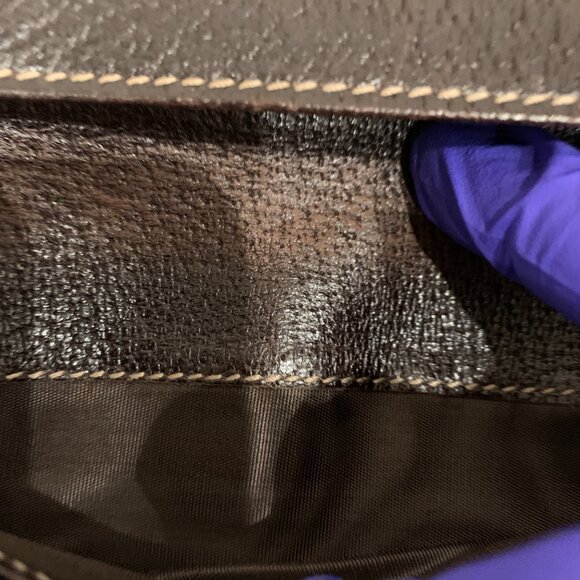 Gucci Brown GG Canvas Wallet Sku#84386 (gently used) - Picture 11 of 13